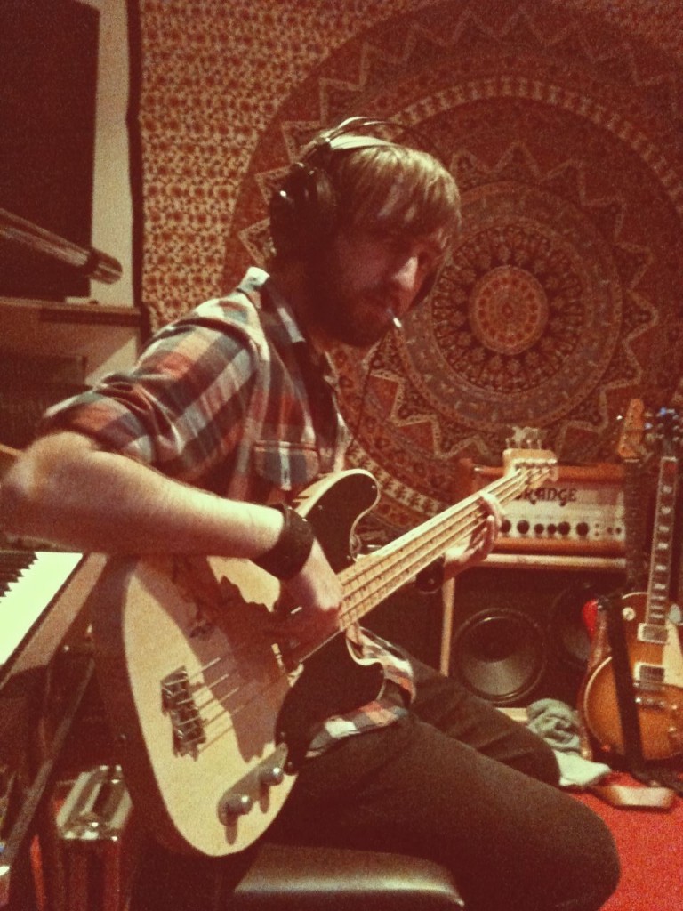 Bass Guitarist Tom Sinnett - Jodie Marie Recording at StudiOwz